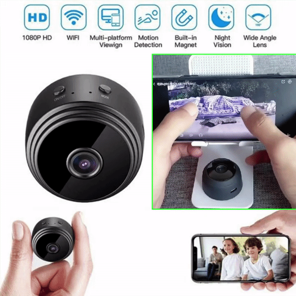 A9 1080p HD Magnetic WiFi Mini Camera With V380 APP