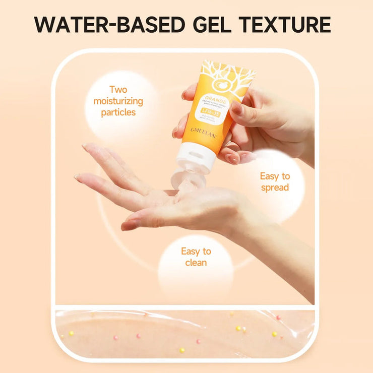 Orange Glow Exfoliating Gel – Brighten, Smooth & Hydrate Naturally